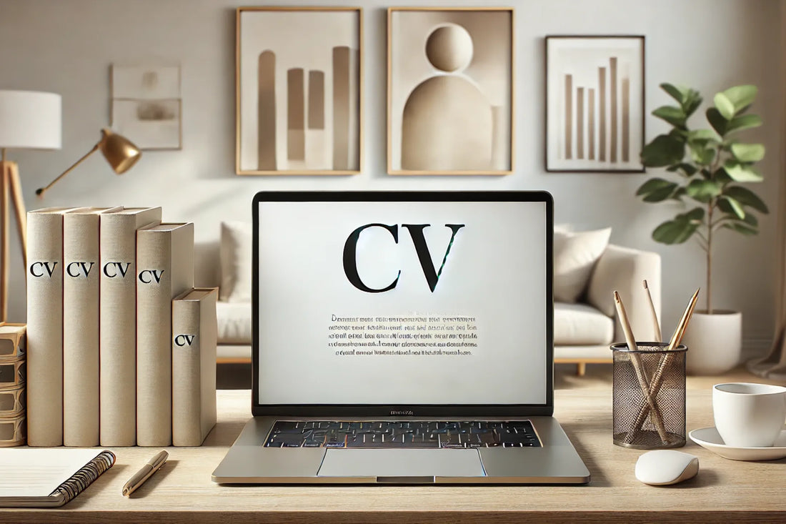 office with laptop on desk surrounded by books