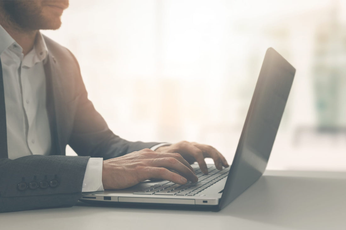 man on laptop