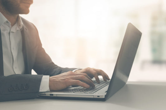 man on laptop