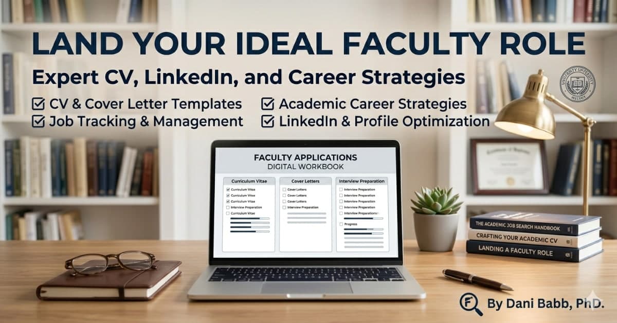 Online Teaching Jobs & Professor Services | Dr. Dani Babb – Faculty Job ...